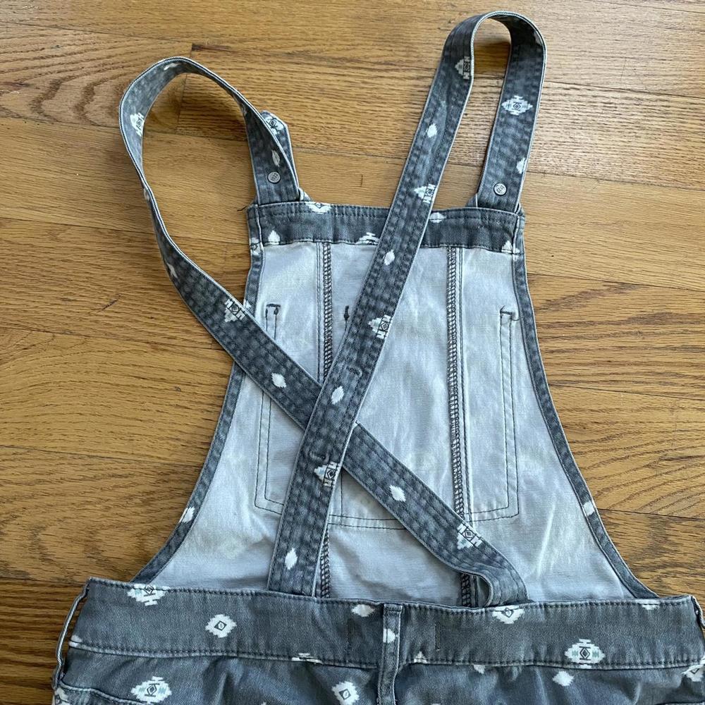 Hollister Patterned Overalls The Straps - image 4